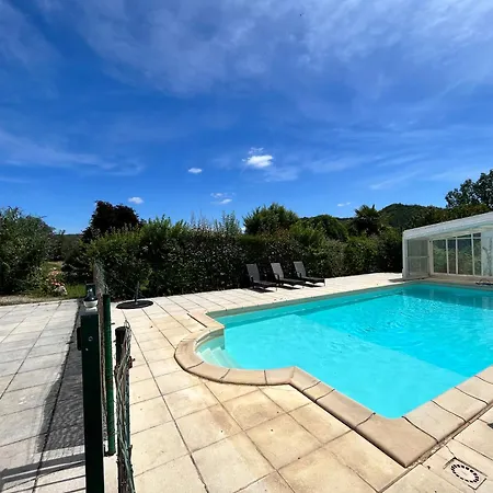 Rez De Piscine, 10 Personnes - Rêve De Papillon Et à L'étage, 5 Personnes - Nid D'étoiles, Il S'agit Bien De Deux Individuels Qui Sont Reliés Par Un Escalier Interne, Permet A Grande Famille De Louer Les Deux Apartamento Saint-Géry