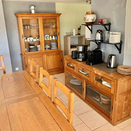 아파트 Rez De Piscine, 10 Personnes - Reve De Papillon Et A L'etage, 5 Personnes - Nid D'etoiles, Il S'agit Bien De Deux Individuels Qui Sont Relies Par Un Escalier Interne, Permet A Grande Famille De Louer Les Deux Saint-Géry